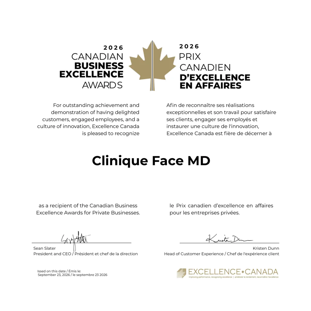 Certificat : Prix canadien d’excellence en affaires 2026