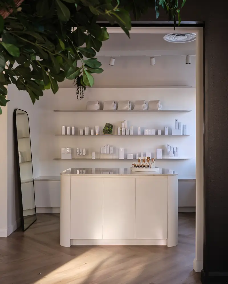 Skin care boutique at Clinique Face MD
